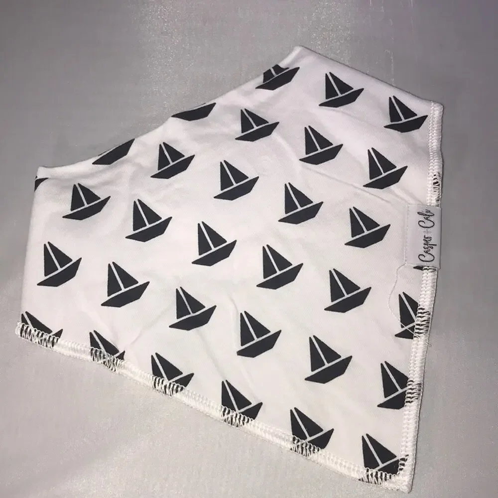 Casper & Cali 4 Organic Baby Boy Bandana Bibs NWT